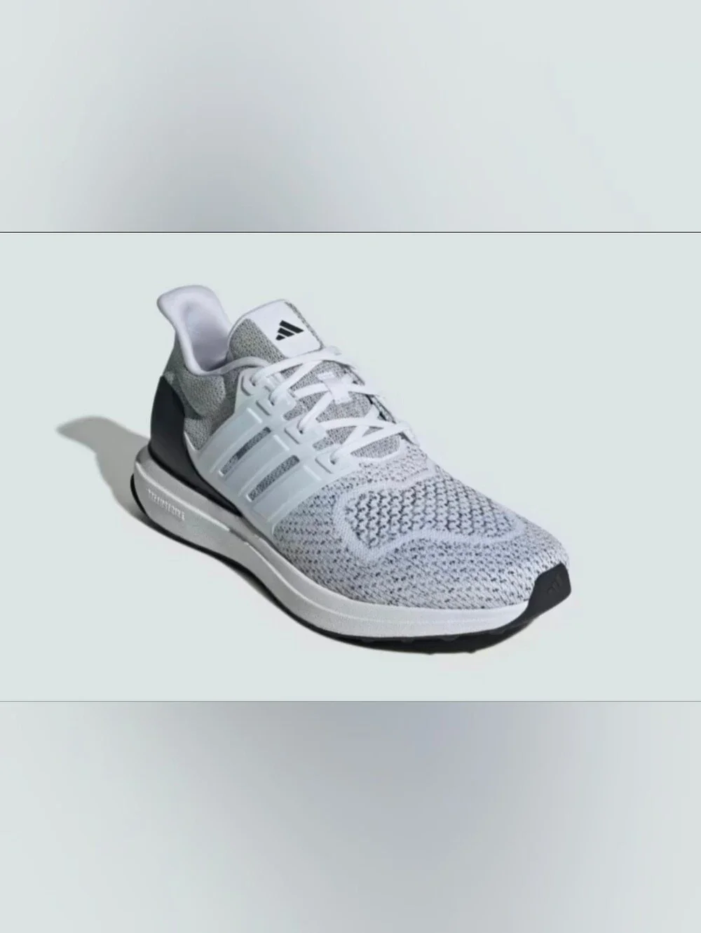 adidas White and Gray Men's Running Sneakers